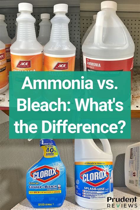 Ammonia Vs Bleach Uses Safety Pros Cons Diy Cleaning Products