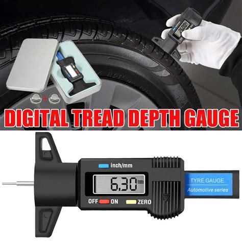 Digital Car Tyre Tire Tread Depth Gauge Meter Measurer Tool Caliper