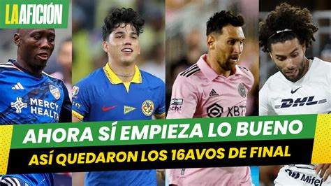 Así Quedaron Los Dieciseisavos De Final De La Leagues Cup 2023 Grupo