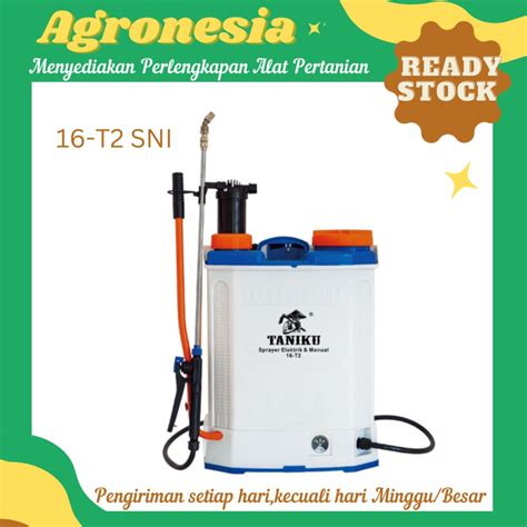 Jual Sprayer Taniku Manual Elektrik 16L Alat Semprot Tanaman