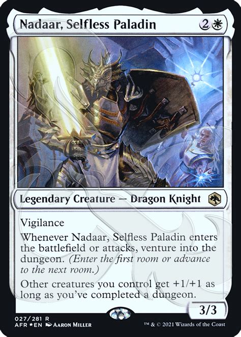 Nadaar Selfless Paladin · Adventures In The Forgotten Realms Promos