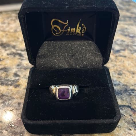 David Yurman Jewelry David Yurman Amethyst Sterling Silver And 4kt