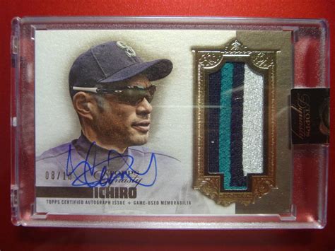 2019 Topps Dynasty Ichiro Auto Patch Dap I2 直筆サインカード 0810 Seattle