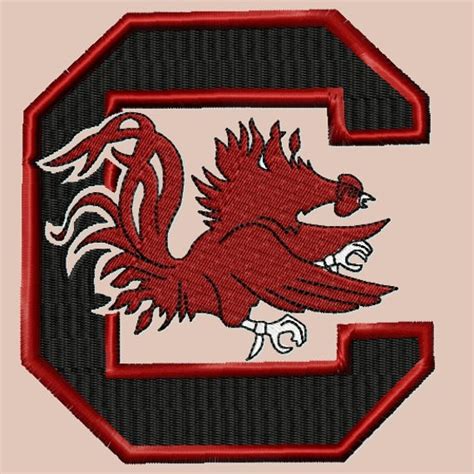 Items Similar To Gamecocks Embroidery Design Sizes On Etsy