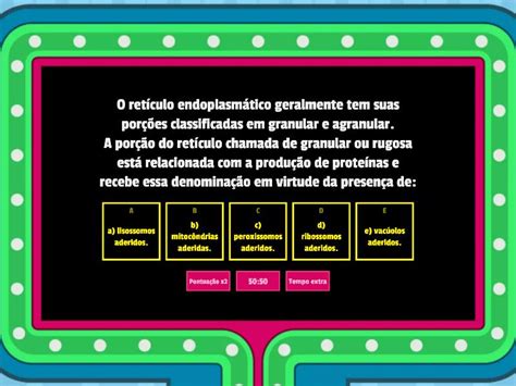 Organelas Celulares Gameshow Quiz