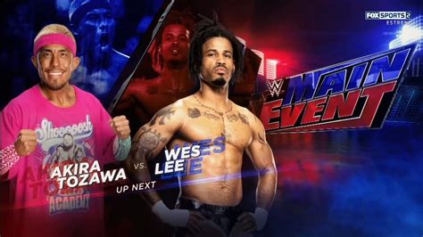 Akira Tozawa Vs Wes Lee Wwe Main Event En Espa Ol Youtube