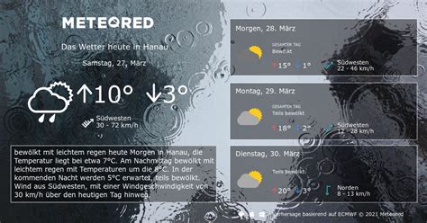 Wetter Hanau 14 Tage Daswetter Meteored