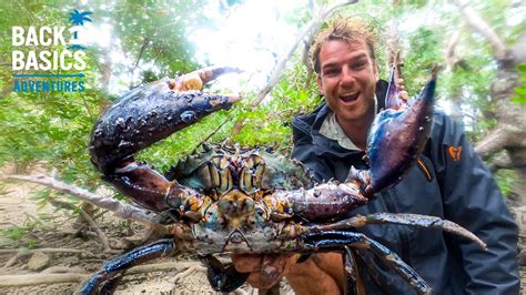 Giant Mud Crabs Catch And Cook Surviving On Uninhabited Island Australia The Great Adventure Ep