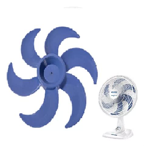 Hélice Ventilador Mondial 6 Pás Premium 40 Cm Azul M2111