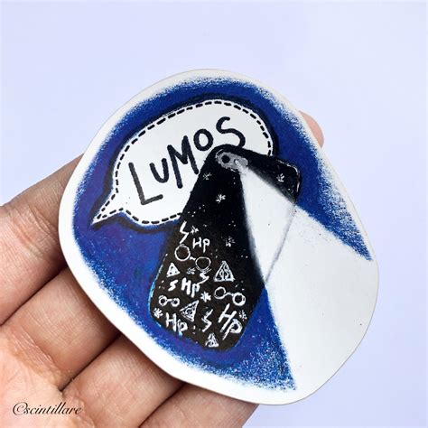 Lumos Spell Contemporary Mobile Torch Unique Harry Potter Etsy