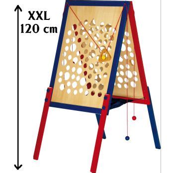 Cible scratch géante Disque XXL 1 m 50 avec 6 balles velcros