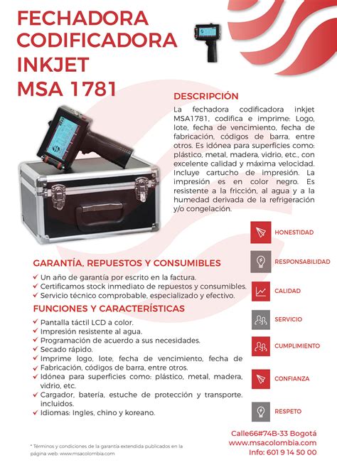 Fechadora Codificadora Inkjet Msa