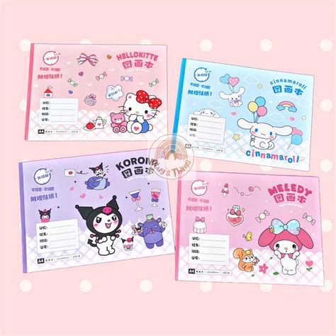 Jual Buku Gambar Sanrio Korumi Melody Cinamonroll By Utuysthings Shopee Indonesia