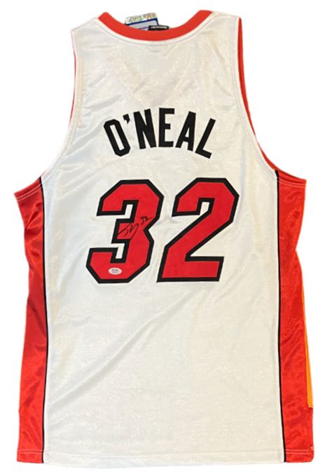 Shaquille O'Neal Signed Shaq Miami Heat Jersey. Auto PSA – Brigandi ...