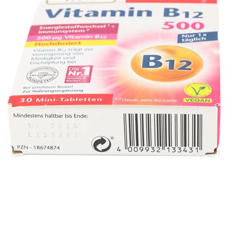 Doppelherz Vitamin B Tabletten St B Vitamine Vitamine Und