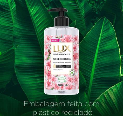 Sabonete Líquido Lux Botanicals Flor De Cerejeira Beleza Na Web