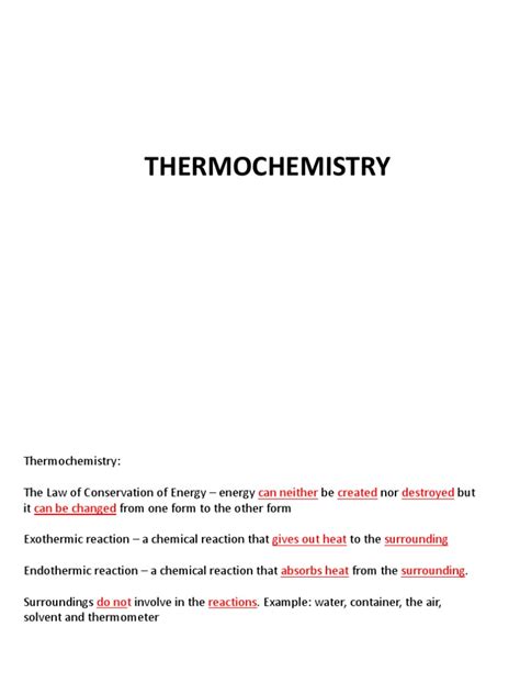 Pdf Thermochemistry Flashcards Dokumen Tips