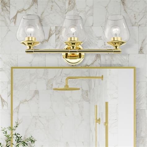 Livex Lighting Willow 23 In 3 Light Polished Brass Transitional Vanity Light In The Vanity