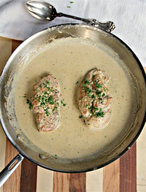 Chicken In Mustard Cream Sauce In A Southern Kitchen