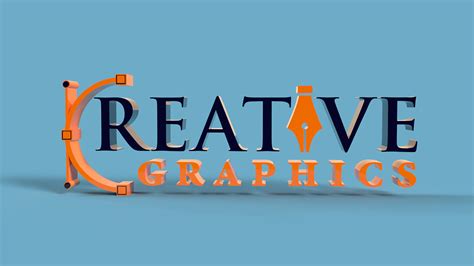 3D Logo Design - Creative Graphics on Behance