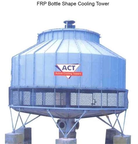 Active Pester Green Blue Frp Bottle Shape Cooling Tower Tower Type