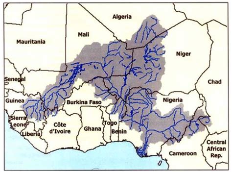 Niger River Basin In West Africa Source Oyebande And Odunuga 2010 Download Scientific Diagram