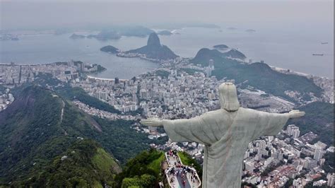 Drone Vda 4k Cristo Redentor Rio De Janeiro Brasil Curta