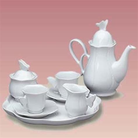 Charming Porcelain Butterfly Tea Set - The Teapot Shoppe, Inc.