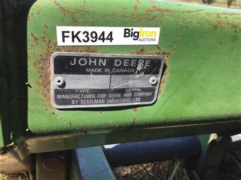 John Deere 00524 Blade Bigiron Auctions