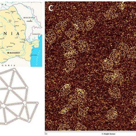 Images of Romania map. A. Geographic map, B. Romania map generated by ...