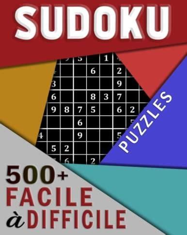 500 Puzzles Sudoku Facile À Difficile Livre De Puzzles De Sudoku Pour