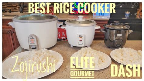 Best Rice Cooker Zojirushi Elite Gourmet Or Dash Comparison Youtube