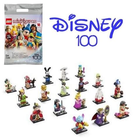 Lego Disney Minifigures Th Anniversary Complete Set Of