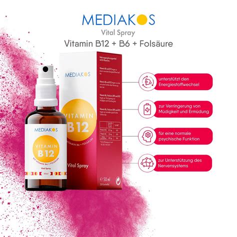 Mediakos Vitamin B Komplex Vital Spray 20 Ml Shop Apotheke