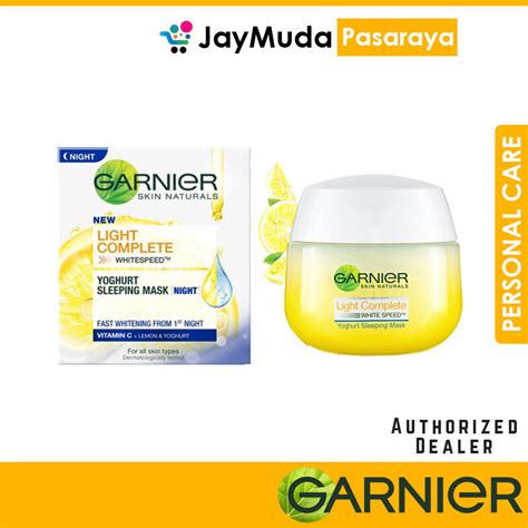 Garnier Light Complete Yoghurt Sleeping Mask Night Ml Night