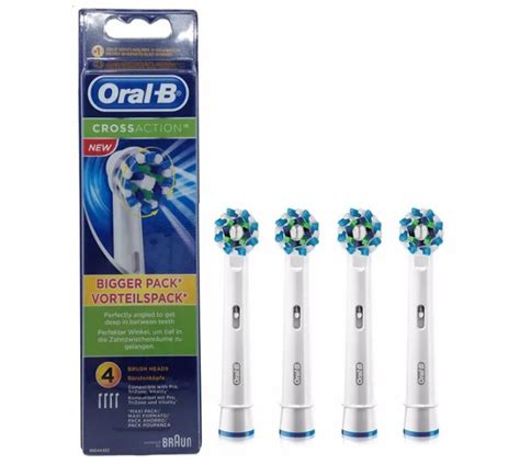 Oral B Replacement Toothbrush Head Soft Bristle Refill Cross Action