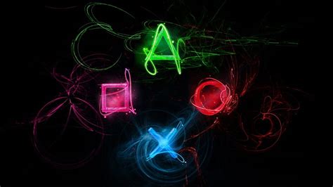 Hd Wallpaper Playstation Logo Sony Playstation Company Symbol