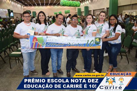 Blog do Ary Educação de Cariré recebeu 7 premiações Escola Nota Dez