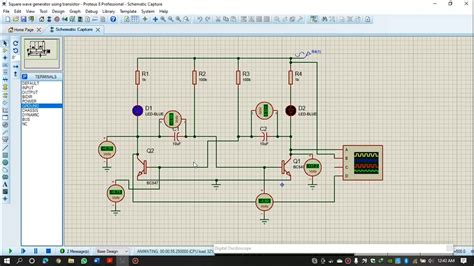 Rangkaian Pembangkit Sinyal Gelombang Kotak Square Wave Generator