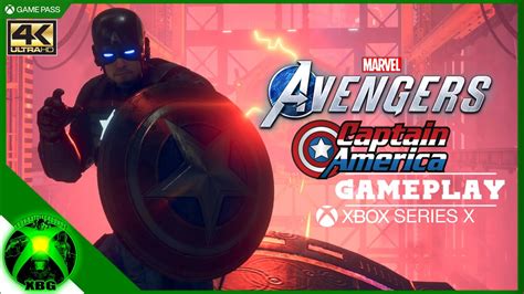 Marvel S Avengers Captain America Gameplay Xbox Series X Youtube