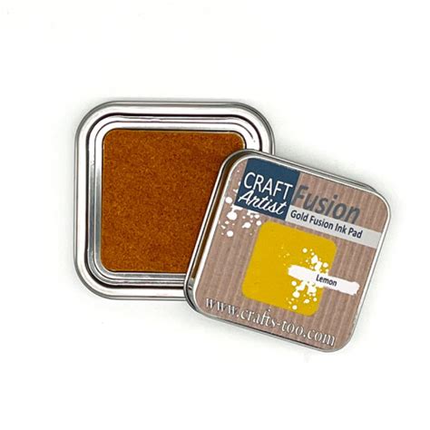 Craft Artist Gold Fusion Ink Pad Lemon