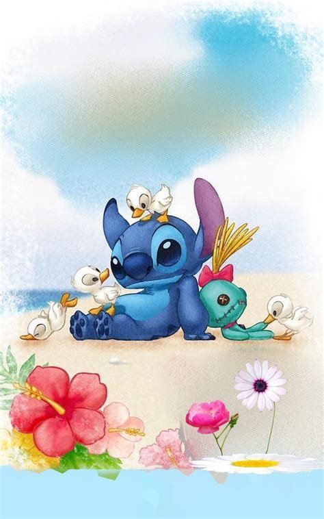 Wallpaper Stitch Lilo Stitch B Dipinti Disney Sfondi Carini