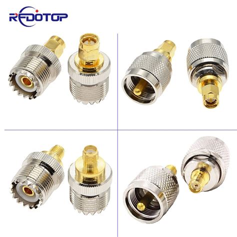 Adaptador Rf Sma Para Uhf Pl So Masculino Feminino Para Carro Cb