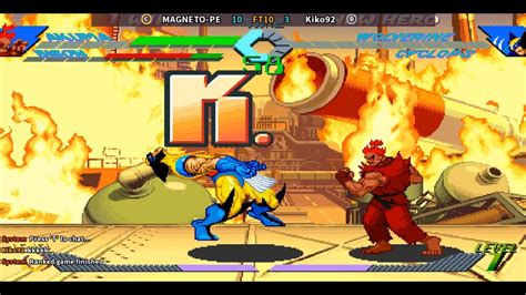 X Men Vs Street Fighter Fightcade Magneto Pe X Kiko