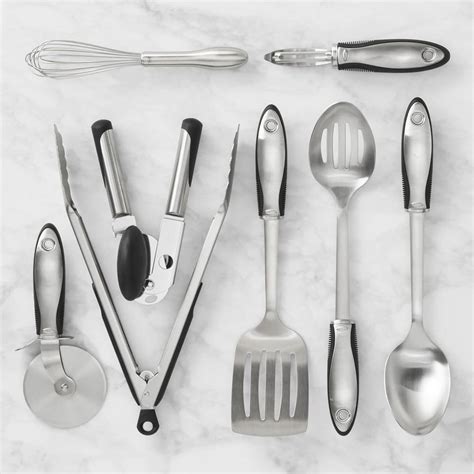 OXO Stainless-Steel 9-Piece Utensil Set | Williams Sonoma AU