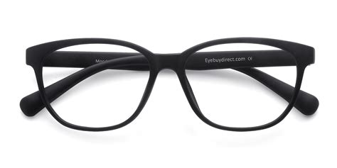 Moody Rectangle Matte Black Full Rim Eyeglasses Eyebuydirect Canada