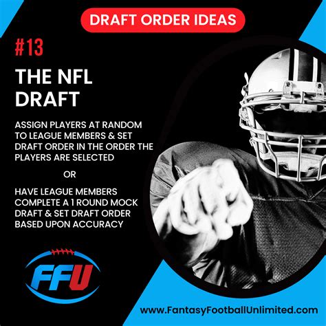 THE BEST WAYS TO DETERMINE FANTASY FOOTBALL DRAFT ORDER - COMMISSIONER ...