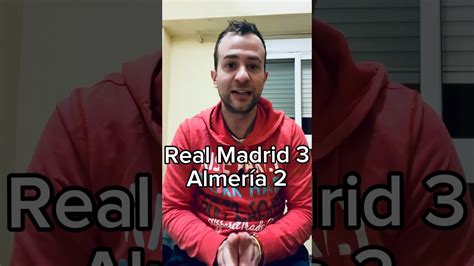 ATRACÓ DEL MADRID AL ALMERÍA futbol laliga realmadrid almería robo