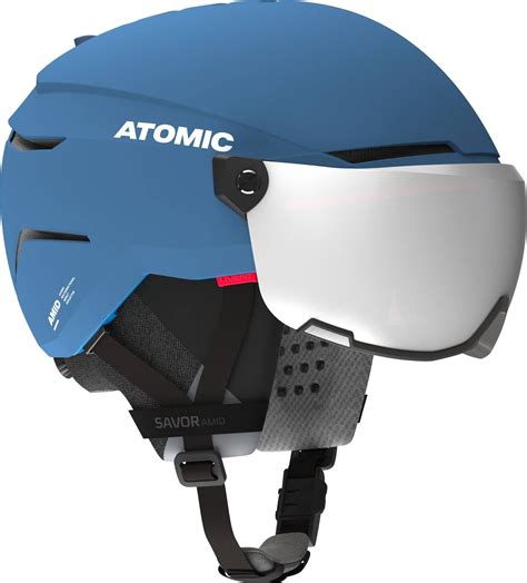 Atomic Skihelm Savor Amid Visor Hd Blue In Blau Kaufen Engelhorn