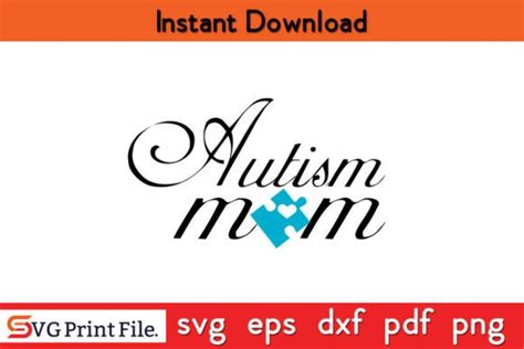 Autism Mom Awareness Day T Shirt Design Graphic By Svgprintfile